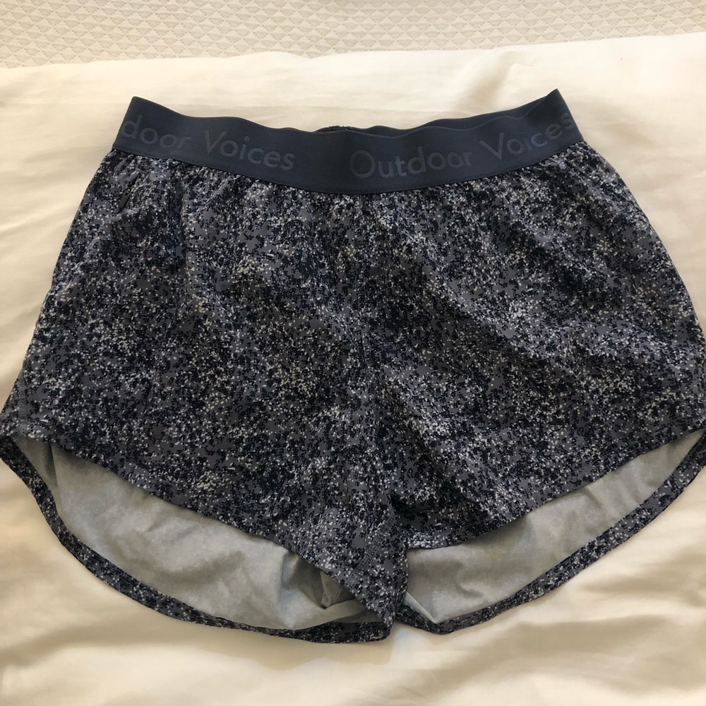 Outdoor Voices Blue Relay Shorts